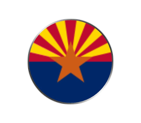 Arizona Ball Marker - State Flag