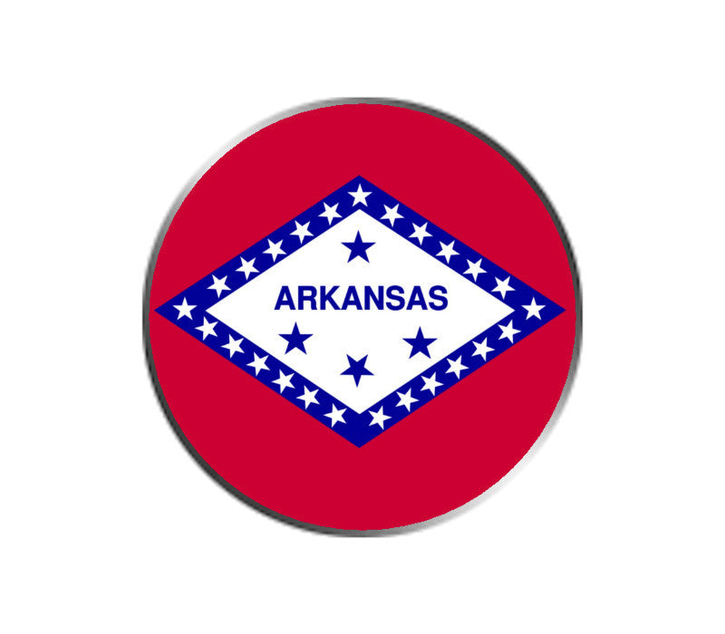 Arkansas Ball Marker - State Flag