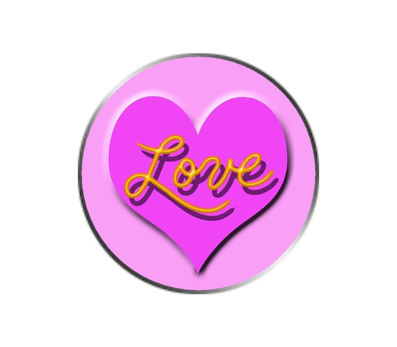 Love Ball Marker - Pink on Pink