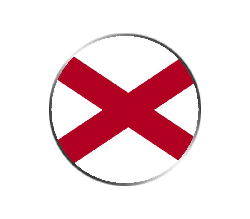 Alabama Ball Marker - State Flag