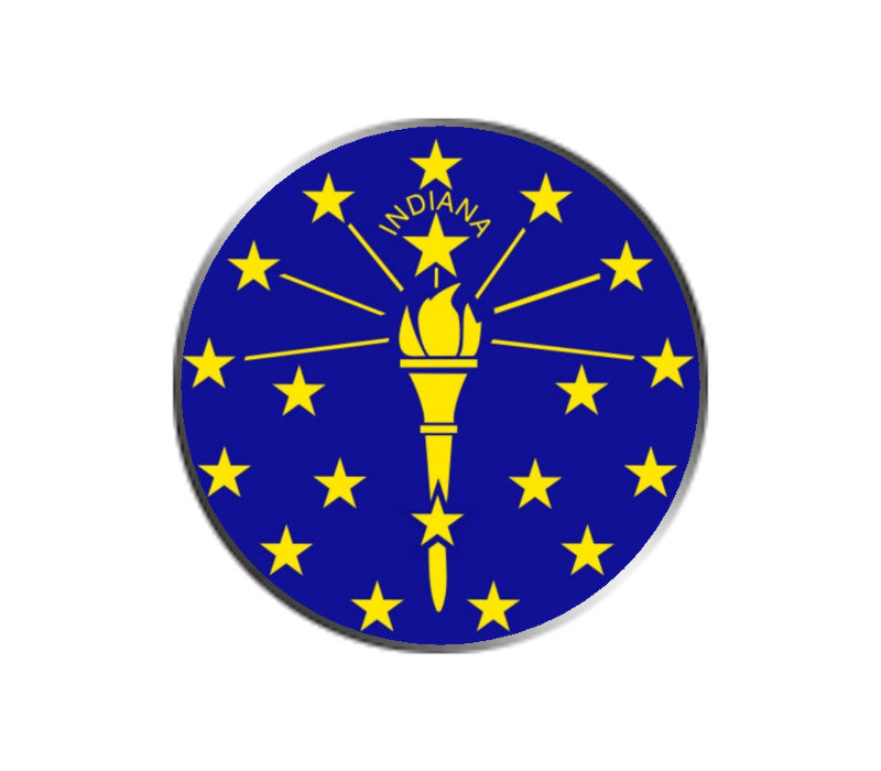 Indiana Ball Marker - State Flag