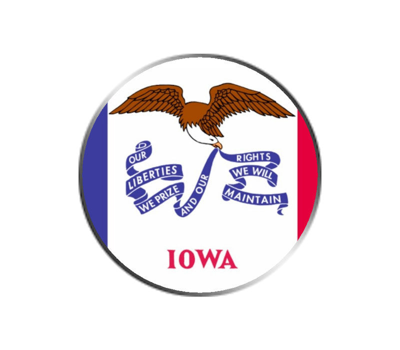 Iowa Ball Marker - State Flag