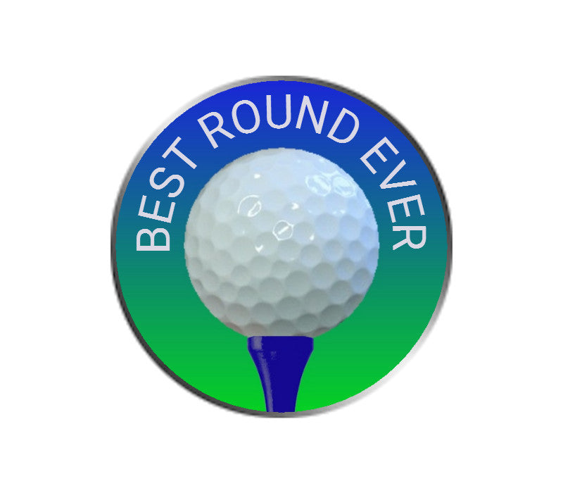 Best Round Ever Blank Ball Marker