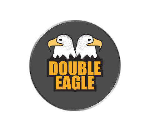 Double Eagle Golf Emoji Ball Marker