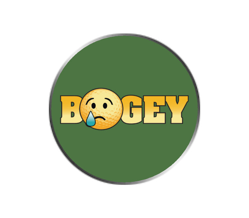 Bogey Golf Emoji Ball Marker