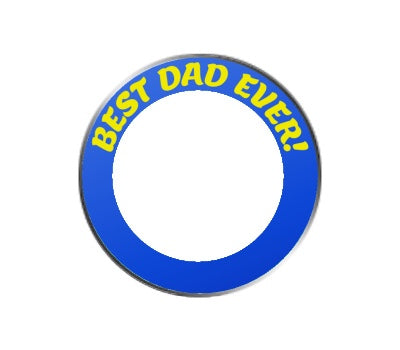 Best Dad Ever - PhotoBallMarker Golf Ball Marker