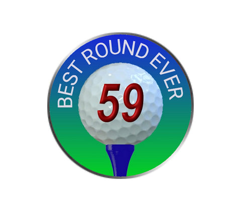 Best Golf Round Ever - Golf Ball Marker - 59