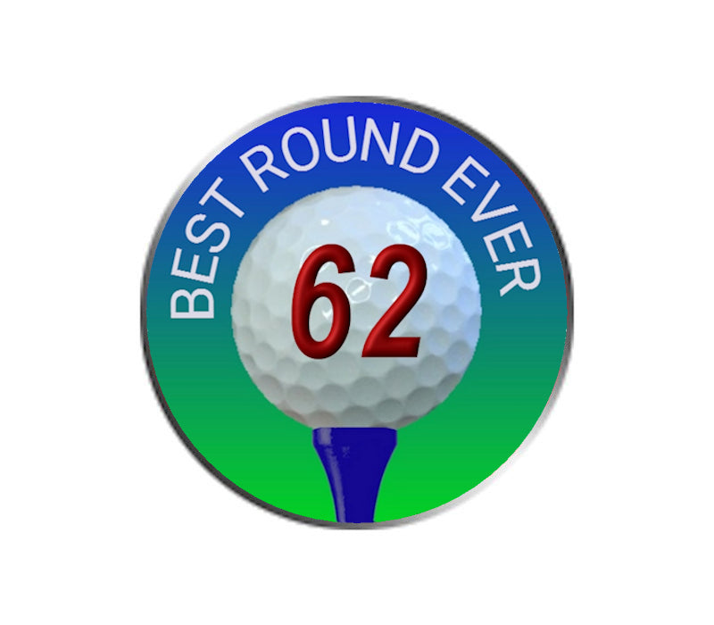 Best Golf Round Ever - Golf Ball Marker - 62